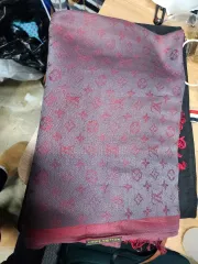 ルイヴィトン モノグラム ワイン色 マフラー スカーフ