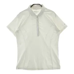 サイズ：L NIKE GOLF ナイキゴルフ  半袖ポロシャツ  ホワイト系 [240101603951] ゴルフウェア レディース ストスト