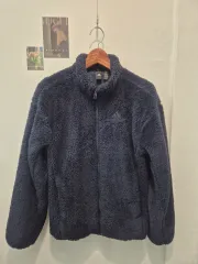 アディダス ボア フリース ジャケット ネイビー M