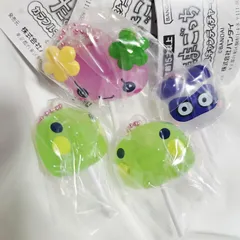 3種 4個 たまごっち カラフルキャンディチャーム ガチャ フィギュア キーホルダー