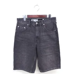 リーバイス Levi's SilverTab デニム ジーンズ パンツ ひざ下丈 ウォッシュ加工 ジップフライ 30 グレー /TT