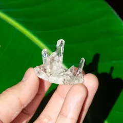 【一点物】 ヒマラヤ水晶原石 【16.5g】クラスター・透明・バーコード・レインボー / クリスタル ヒマラヤ産 原石 