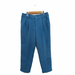 N.Natural Beauty Basic N.ナチュラルビューティーベーシック スラックス パンツ センタープレス クロップド丈 シンプル M ブルー 青 /KT27