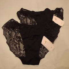 Regalo　【2枚セット】ショーツ　ブラック　Mサイズ