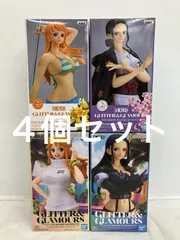 未開封 ONE PIECE ワンピース GLITTER＆GLAMOURS ナミ ロビン フィギュア まとめ 4種セット LF1990 f099