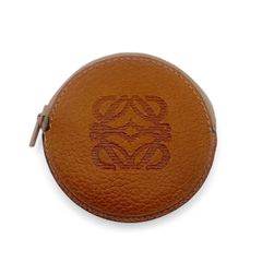 LOEWE ロエベ アナグラム ラウンド コインケース ブラウン 丸型 ロゴ