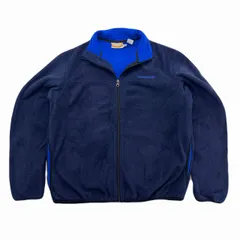 ティンバーランド フリースジャケット Lサイズ メンズ ネイビー ジップアップ ストリート