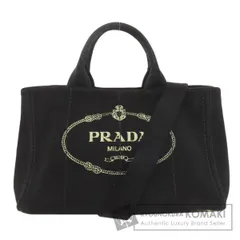 PRADA プラダ カナパ 2WAY ハンドバッグ キャンバス レディース [中古]