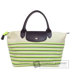 Longchamp ロンシャン ル・プリアージュ マリニエール ハンドバッグ ナイロンキャンバス レザー レディース [中古]