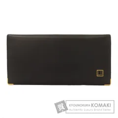 Dunhill ダンヒル ロゴ 長財布（小銭入れあり） レザー レディース [中古]