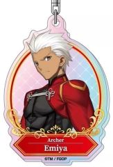 FGO　オーロラ アクリルキーホルダー　エミヤ 中古】キーホルダー アーチャー/エミヤ 「Fate/Grand Order オーロラ