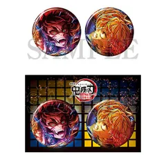 我妻善逸 獪岳 劇場版 鬼滅の刃 無限城編 第一章 猗窩座再来 第5弾キービジュアル 缶バッジセット 鬼滅 グッズ 缶バッジ 缶バッチ カンバッチ カンバッジ