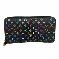 ルイ・ヴィトン(Louis Vuitton) ルイ・ヴィトン 長財布 モノグラム・マルチカラー ジッピーウォレット M60243 ノワール グルナードレディース