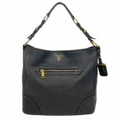 プラダ(Prada) プラダ ショルダーバッグ レザー ブラック レディース
