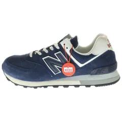 New Balance (ニューバランス) 574 スウェード ローカットスニーカー ネイビー US8.5/26.5cm U574NV2