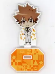 【中古】アクリルスタンド・アクリルパネル 沢田綱吉 ミニアクリルスタンドフィギュア 「くじ引き堂 家庭教師ヒットマンREBORN! パーティーくじ」 B-2賞