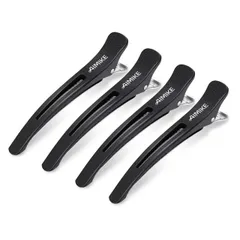 【送料無料】跡がつかない ヘアクリップ 髪留め メンズ クリップ 美容師 業務用ダッカール しっかりとまる プロ用 ヘアピン 前髪 ダッカールピン ブロッキ