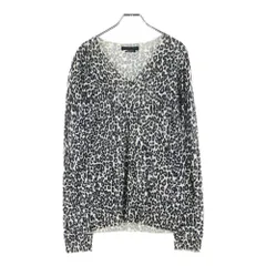 Alexander McQueen (アレキサンダーマックイーン) LEOPARD KNIT レオパード ニットセーター ブラック/ホワイトのサムネイル