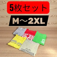 Tシャツまとめ売り5枚セット M～2XL相当 ゆるだぼ ビッグサイズ 古着 USED