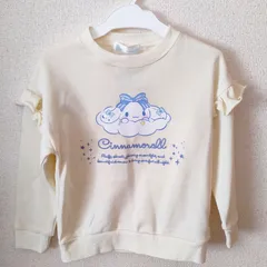 シナモロール クリームカラー トップス 春秋 シナモン