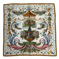 新品同様 HERMES エルメス カレ70 シルク スカーフ ZINGARO TOKYO 2009