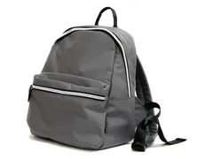 リュック 撥水加工 軽量 多収納 機能的 6ポケット マザーズバッグ 通勤 通学（ミドルグレー）