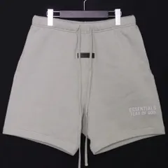 ESSENTIALS ロゴスウェットショートパンツ Sサイズ グレー