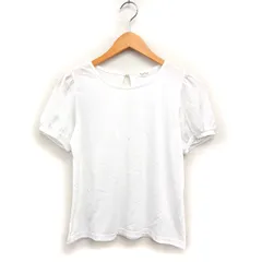 ロペピクニック ROPE Picnic バルーンスリーブ カットソー Tシャツ 袖素材切替 38 ホワイト 白 /FT37