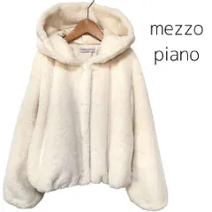 mezzo piano Junior　ブルゾン　150cm　メゾピアノジュニア　ボア　ジャケット　アウター　送料込み　478204