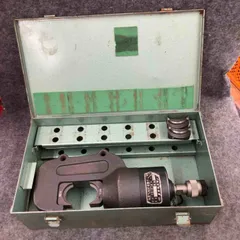 【1円スタート！】CACTUS カクタス/産機興業 手動油圧式T型圧縮工具 SCT-1 動作良好 T0440　