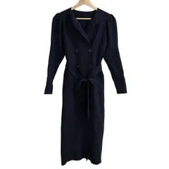 CELFORD(セルフォード) ワンピース サイズ36 S レディース - ダークネイビー Vネック/長袖/マキシ丈