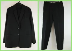【USED/A】MARGARETHOWELLマーガレットハウエル パンツスーツ ブラック サイズ1