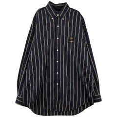 古着 ラルフローレン Ralph Lauren BLAKE 長袖 ボタンダウンストライプシャツ メンズM相当/eaa459372