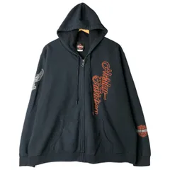 古着 ハーレーダビッドソン Harley-Davidson スウェットフルジップパーカー メンズXXL相当/eaa459496
