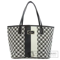 kate spade ケイトスペード スペード柄 トートバッグ PVC レディース [中古]