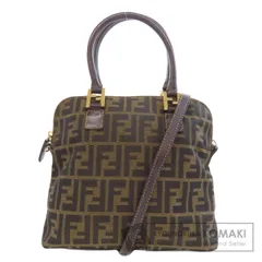FENDI フェンディ ズッカ柄 2WAY ハンドバッグ キャンバス レディース [中古]