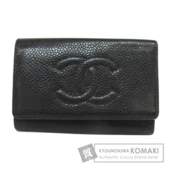 CHANEL シャネル ココマーク ゴールド金具 キーケース グレインド カーフスキン レディース [中古]