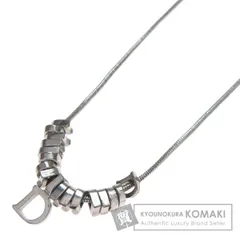 CHRISTIAN DIOR クリスチャンディオール Dロゴ ネックレス 金属製 レディース [中古]