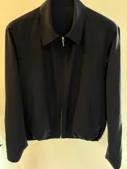 クアー ウール ドリズラージャケット ブルゾン ブラック L