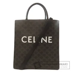 CELINE セリーヌ バーティカルカバ トリオンフ 2WAY トートバッグ PVC レディース [中古]
