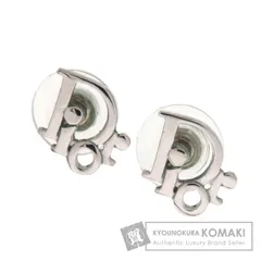CHRISTIAN DIOR クリスチャンディオール ロゴ ピアス 金属製 レディース [中古]