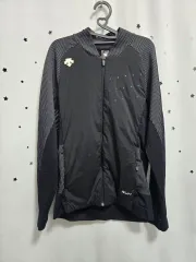 デサント RUN 軽量 ウィンドブレーカー ブラック 100