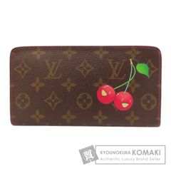 ルイヴィトン 長財布 チェリー 村上 隆 ポルトモネジップ チェリー さくらんぼ ルイヴィトン X 村上隆 ポルトモネジップ チェリー 長財布 さくらんぼ
