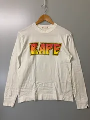 【中古品】A BATHING APE アベイシングエイプ 90-00S BAPE LOGO LS TEE プリントロゴ Tシャツ 90年代 00年代 長袖 メンズ トップス ヴィンテージ 【142-260127-em-19-min】