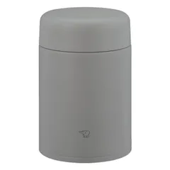 【送料無料】象印 スープジャー 520ml どんぶりサイズ 【おいしく保温・保冷】 食洗機対応 洗いやすい シームレスせん お弁当 広口 クラウドグレー SW-LA