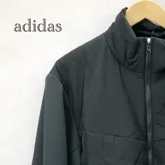 極美品 adidas MACE パテッドジャケット 1XB OFG79-KL5314 トラックジャケット ジャージ タグ付 L ブラック  メンズ ファッション _219023