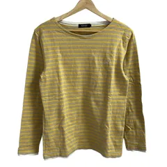 Burberry Black Label(バーバリーブラックレーベル) 長袖Tシャツ サイズ2 M メンズ - ベージュ×イエロー ボーダー