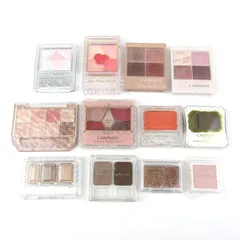 キャンメイク セザンヌ アイシャドウ アイブロウ チーク ハイライト 12点セット コスメ まとめて 大量 レディース 【中古】