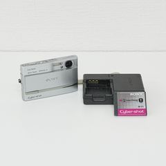 [NI] SONY　ソニー　デジタルカメラ　Cyber-shot　サイバーショット　DSC-T9　6.0メガピクセル　バッテリーチャージャー　2点まとめて
