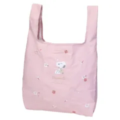 スヌーピー ショッピングバッグ エコバッグM PK ピーナッツ マリモクラフト お買い物かばん キャラクター グッズ 